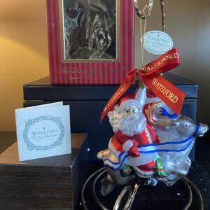 Waterford Heirloom Santa's Reindeer Journey 3rd Ed Christmas Ornament 134389